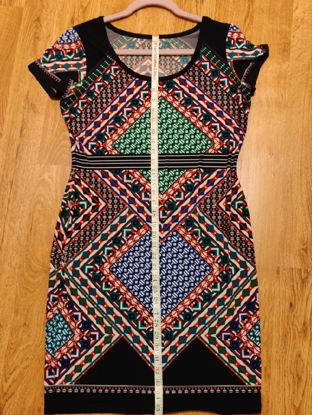 Calvin Klein Multi-Color Geometric Print Dress - Picture 4 of 6